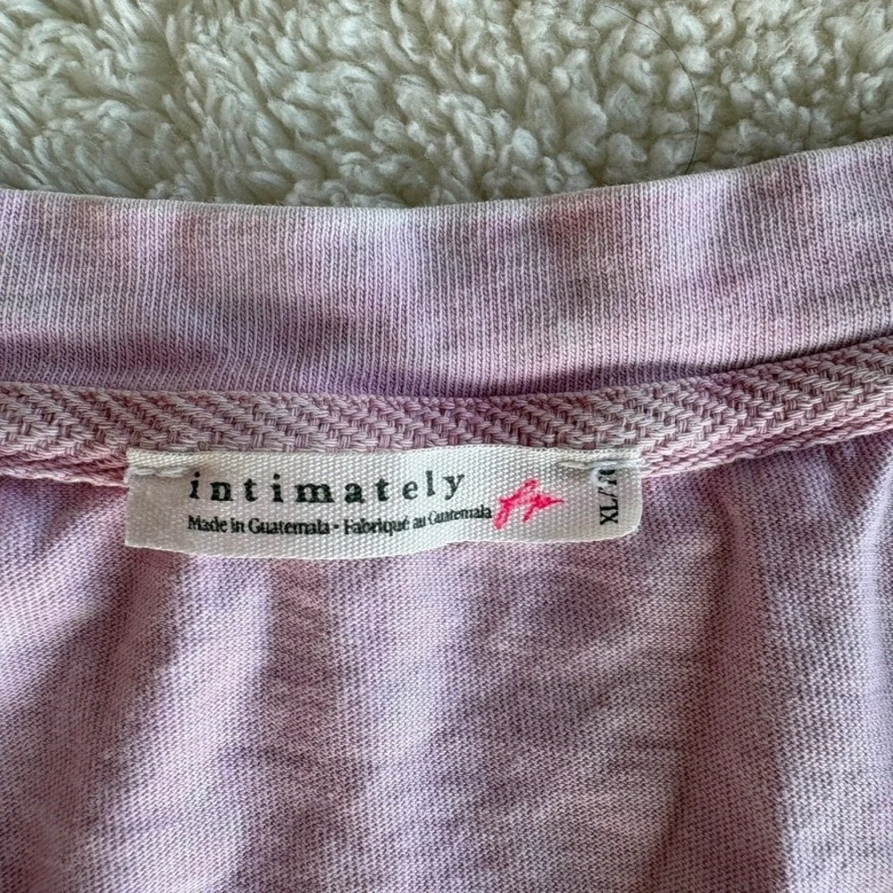 Free People Dusk To Dawn nightgown Women's XL Pink Stonewashed Oversized